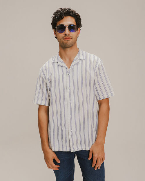 Camisa Rayas Fit Relajado